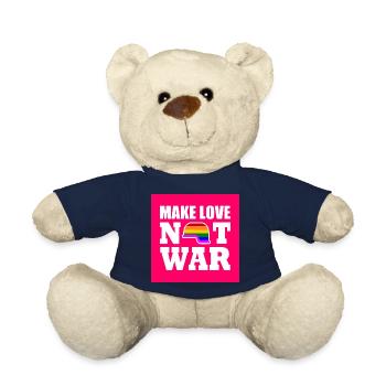 Make love not war - Teddy Bear - french navy - Front