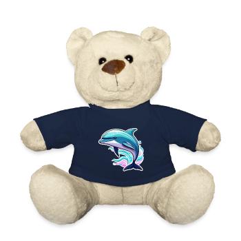 Delfin Illustration - Teddy - French Navy - Vorne