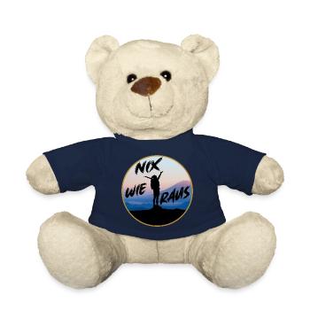 Nix wie raus - perfekt für Outdoor Fans, Wanderer - Teddy - French Navy - Vorne