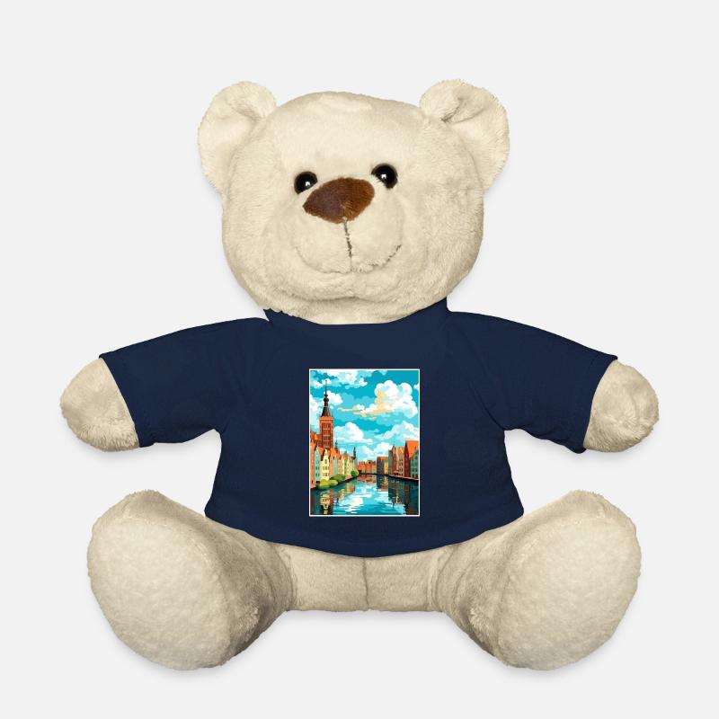 Danzig Polnische Ostseeküste Polen Reiseplakat - Teddy - French Navy