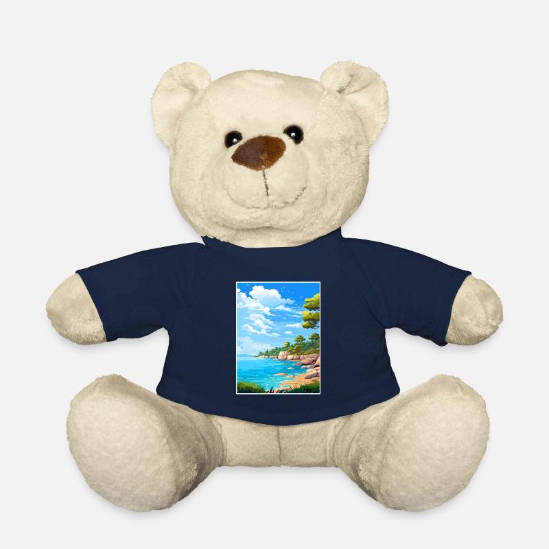 Thassos Griechenland Dekoration Vintage Reiseposter - Teddy - French Navy