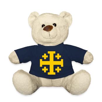 Jerusalem Cross Jerusalem Cross - Teddy Bear - french navy - Front