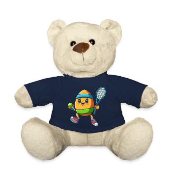 Osterei-Tennis, Tennisspieler Osterfest - Teddy - French Navy - Vorne