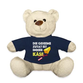 Die Geheime Zutat ist immer Käse | lustige Sprüche - Teddy - French Navy - Vorne