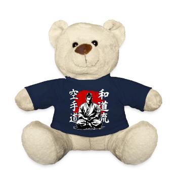 Samurai Wado Ryu Karate Kampfkunststil - Teddy - French Navy - Vorne