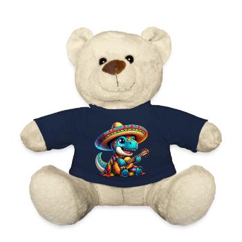 Cinco de Mayo Dino Trex - Teddy Bear - french navy - Front