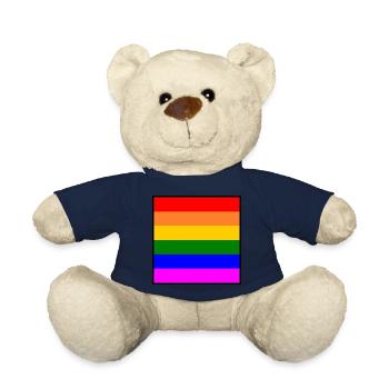 Regenbogenfahne regenbogen lgbt flagge - Teddy - French Navy - Vorne