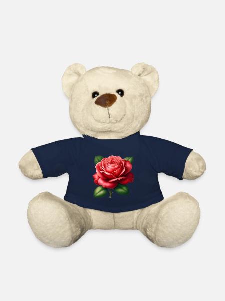 rosa - Nounours - bleu marine
