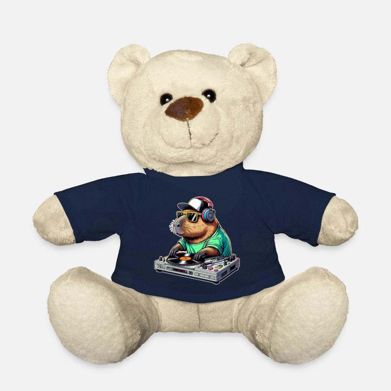 Capybara Dj - Teddy - French Navy