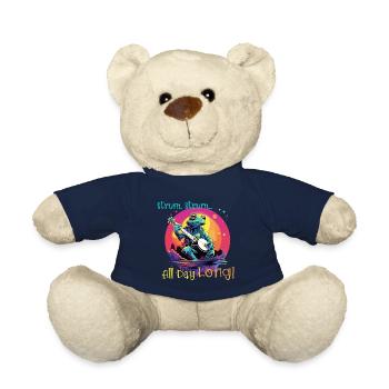 Frog plays banjo, strumm, clank all day long - Teddy Bear - french navy - Front