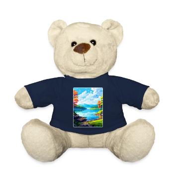 Lake Sainte Croix Frankreich Vintage Reiseplakat WPA - Teddy - French Navy - Vorne