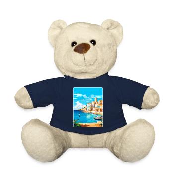 Menorca Spanien Vintage Reiseplakat WPA Souvenir - Teddy - French Navy - Vorne