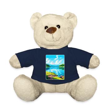 Lake Sainte Croix Frankreich Vintage Reiseplakat WPA - Teddy - French Navy - Vorne