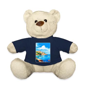 Balearen Spanien Vintage Reiseplakat WPA - Teddy - French Navy - Vorne