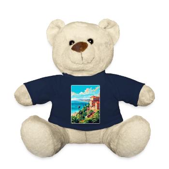Côte d azur Frankreich Vintage Reiseplakat Souvenir - Teddy - French Navy - Vorne