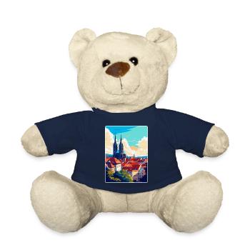 Brünn Tschechische Republik Vintage Reiseplakat Souvenir - Teddy - French Navy - Vorne