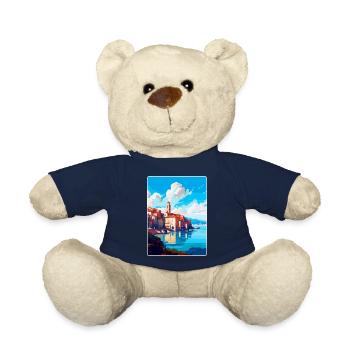Santander Spanien Vintage Reiseplakat Souvenir WPA - Teddy - French Navy - Vorne