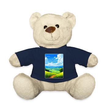 Bergisches Land Deutschland Vintage Reiseposter WPA - Teddy - French Navy - Vorne