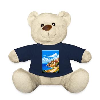 Mani Halbinsel Griechenland Vintage Reiseposter WPA - Teddy - French Navy - Vorne