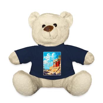 Knossos Palast Griechenland Vintage Reiseplakat WPA - Teddy - French Navy - Vorne