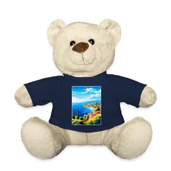 Côte d Azur Frankreich Vintage Reiseplakat Souvenir - Teddy - French Navy - Vorne