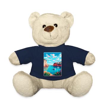 Menorca Spanien Vintage Reiseplakat WPA Souvenir - Teddy - French Navy - Vorne