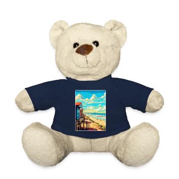 Zandvoort Niederlande Vintage Reiseplakat WPA - Teddy - French Navy - Vorne