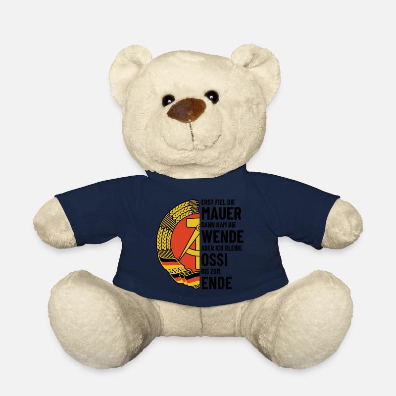Ossi bis zum Ende - DDR Spruch - Teddy - French Navy