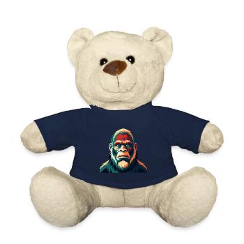 Big Foot Cartoon Figur Buntes Haustier Tier - Teddy - French Navy - Vorne