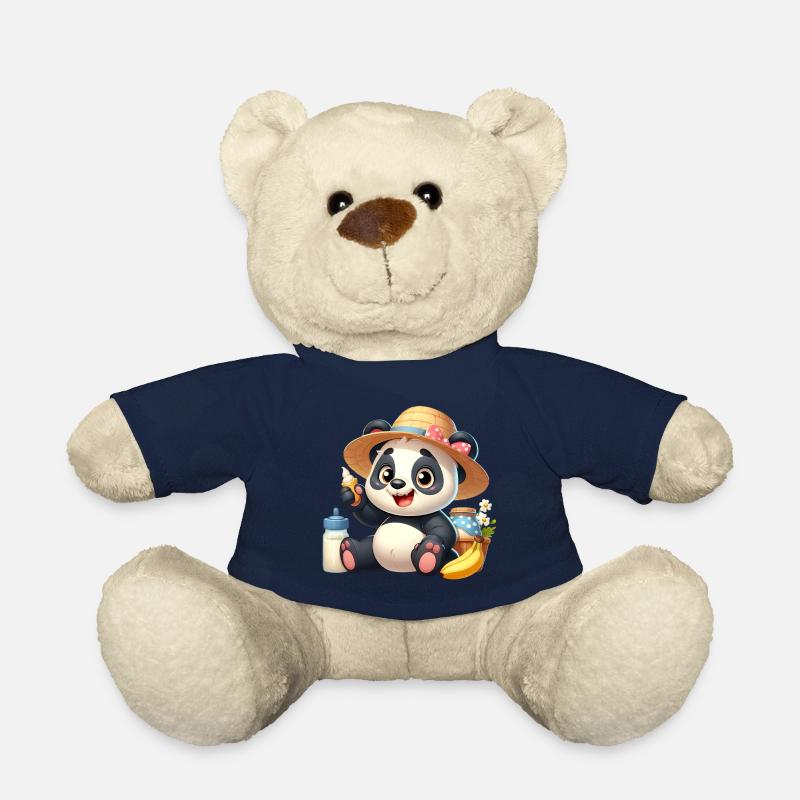 panda 6 - Nounours - bleu marine
