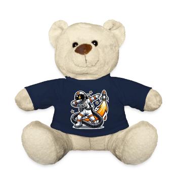 Lustiges Dabbing Astronaut Space Design - Teddy - French Navy - Vorne
