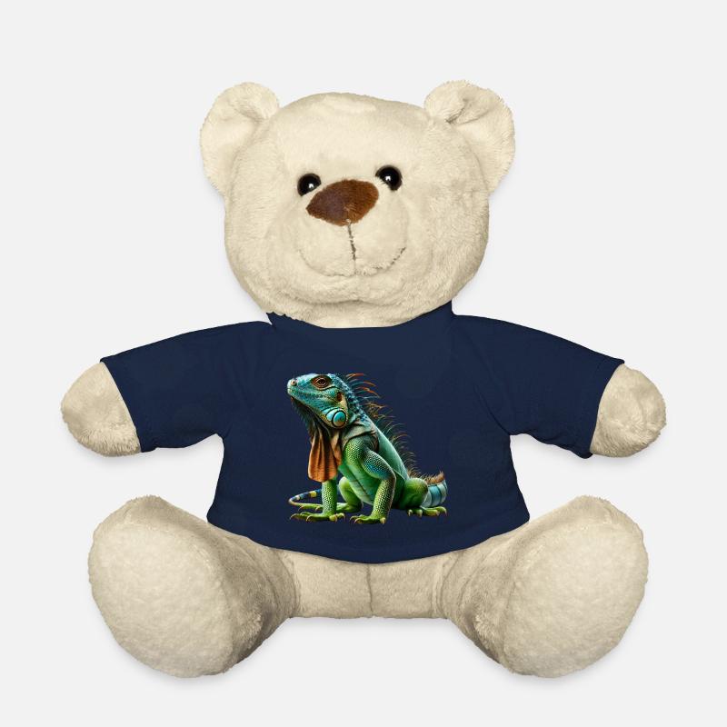 Grüner Leguan Iguana - Teddy - French Navy