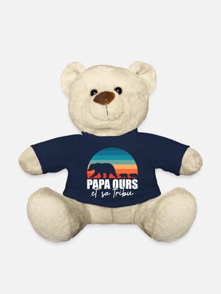 Papa ours - Petits ours - Nounours - bleu marine