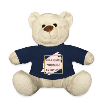 Selbstbewußtsein Motivation Selbstvertrauen Liebe - Teddy - French Navy - Vorne