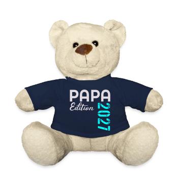 ÉDITION 2027 DU PAPA DU BÉBÉ - Nounours - bleu marine - Devant