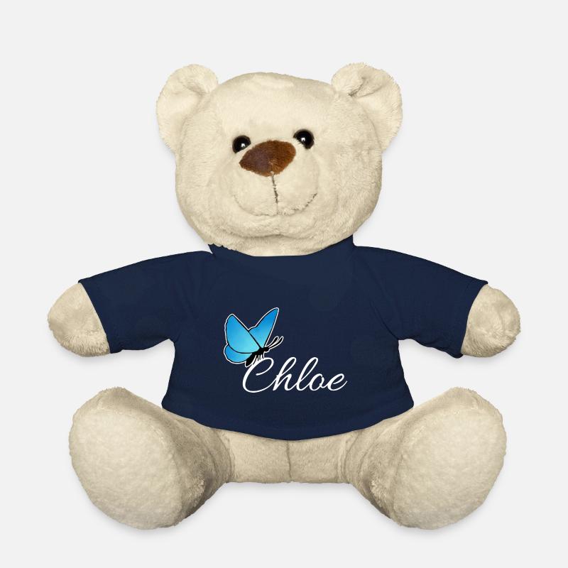 Chloe mit blauen Schmetterling LiS - Teddy - French Navy