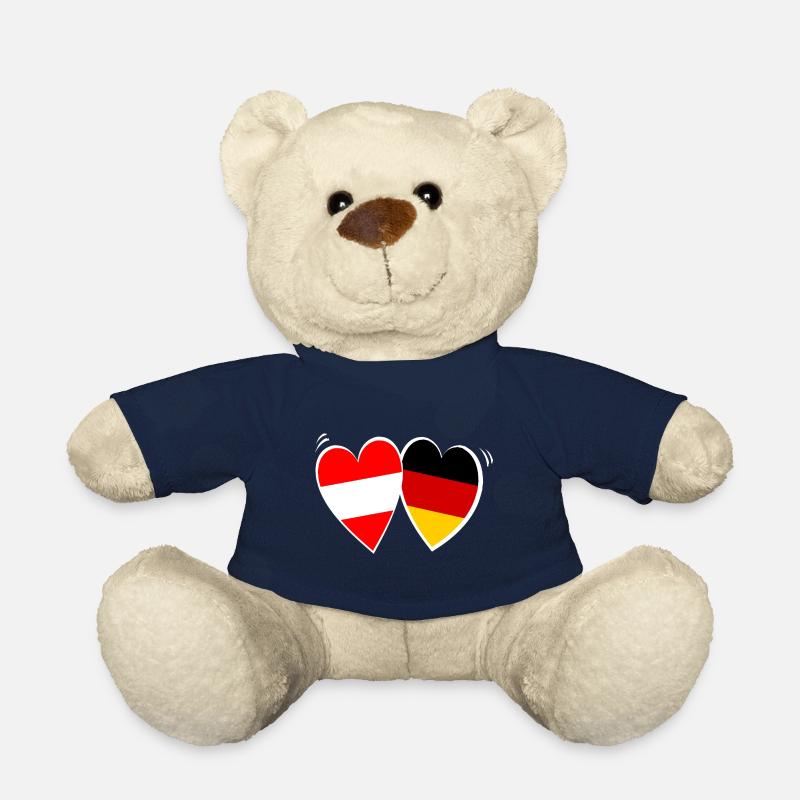 Austrian German Love - Teddy Bear - french navy