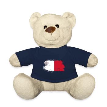 Drapeau de Malte - Nounours - bleu marine - Devant