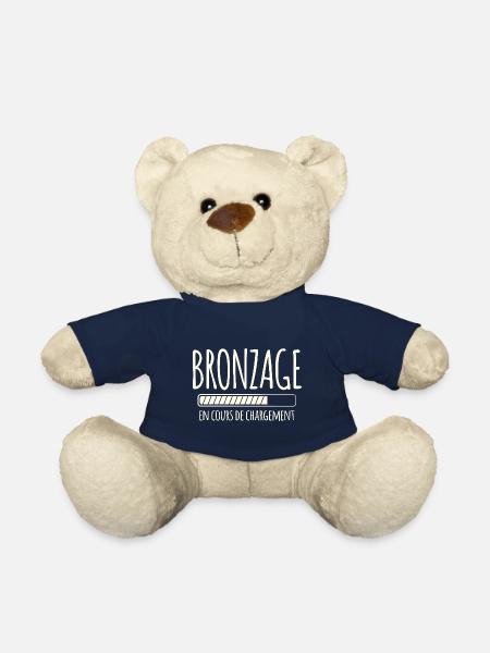 Bräune wird geladen, Sommer, Urlaub, Französisch - Teddy - French Navy