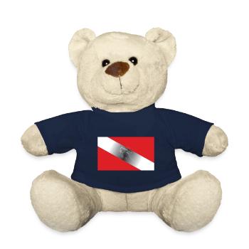 Flagg de plongée - Nounours - bleu marine - Devant
