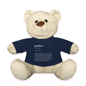 "Geduld" Design - Teddy - French Navy - Vorne
