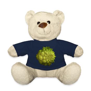 Romanesco - fractals in nature - Teddy Bear - french navy - Front