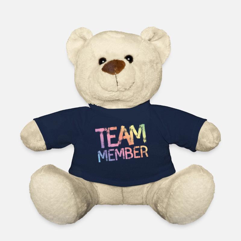 membre de l'équipe coloré - Nounours - bleu marine