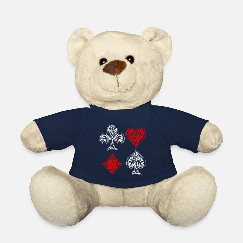 Poker Symbole - Teddy - French Navy