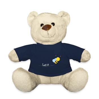 Let it bee Geschenk - Teddy - French Navy - Vorne