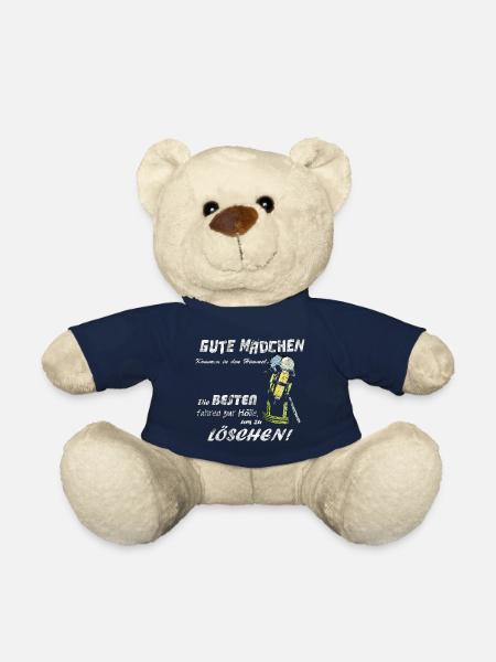 Feuerwehrfrau Hobby Freiwillige Feuerwehr - Teddy - French Navy