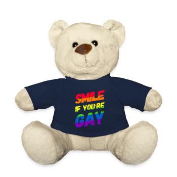 Homosexuality LGBT CSD Gay Pride - Teddy Bear - french navy - Front
