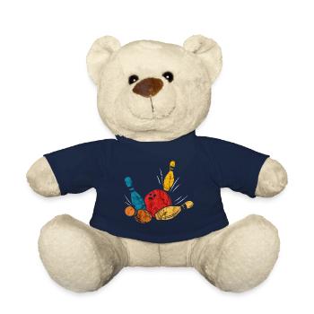 Kegel bowling ball - Teddy Bear - french navy - Front