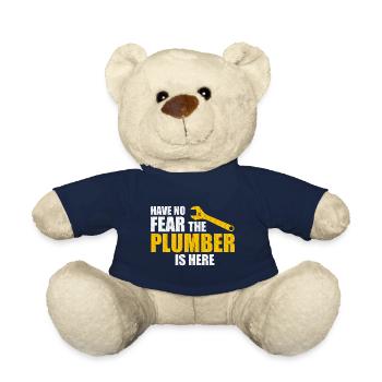 plumber - Teddy Bear - french navy - Front