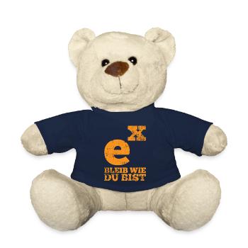 Exponentialfunktion Bleib wie du bist Geschenk - Teddy - French Navy - Vorne